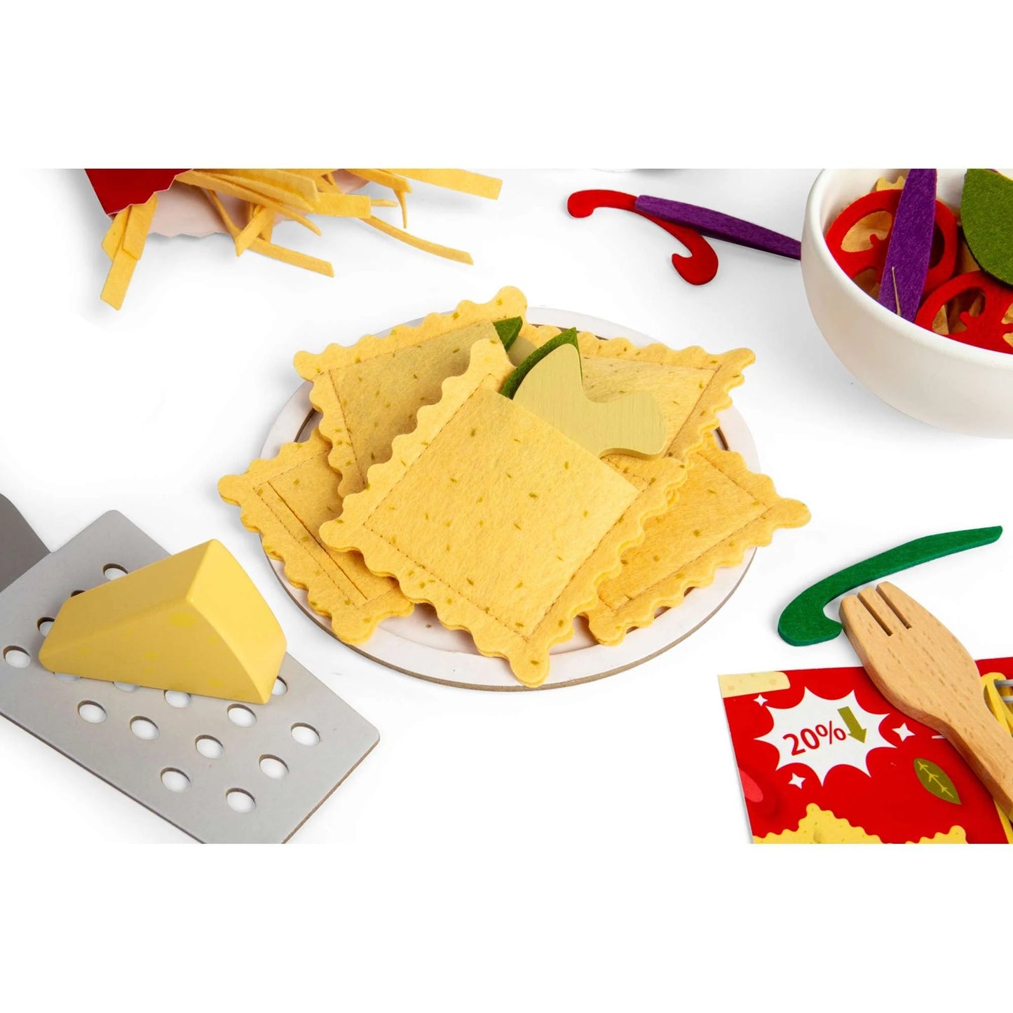 Bigjigs Wooden Pasta For Two Playset