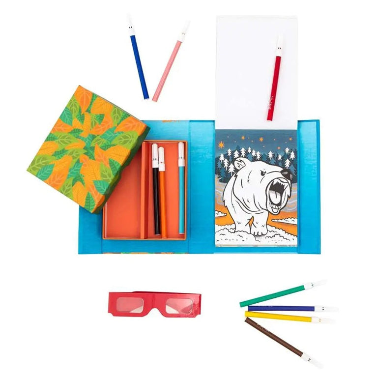 Tiger Tribe 3D Colouring Set - Fierce Creatures