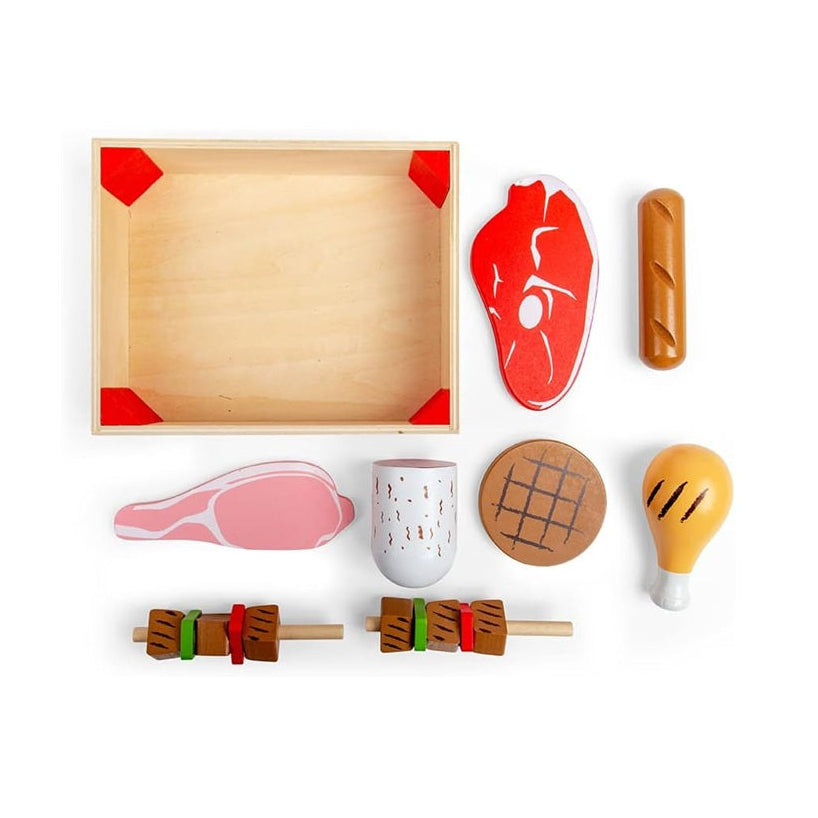 Bigjigs Wooden Toy Meat Crate
