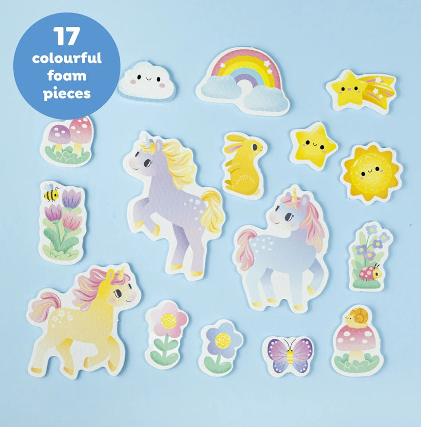 Tiger Tribe Bath Art Set - Unicorn Tales