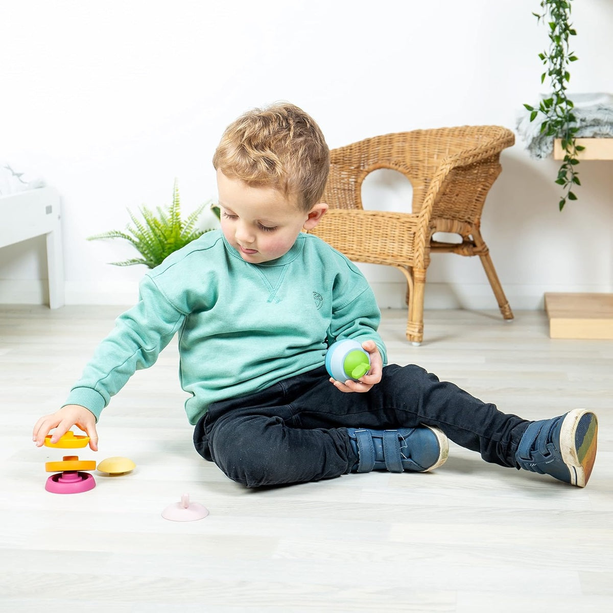 Bigjigs Silicone Stacking Apple & Pear