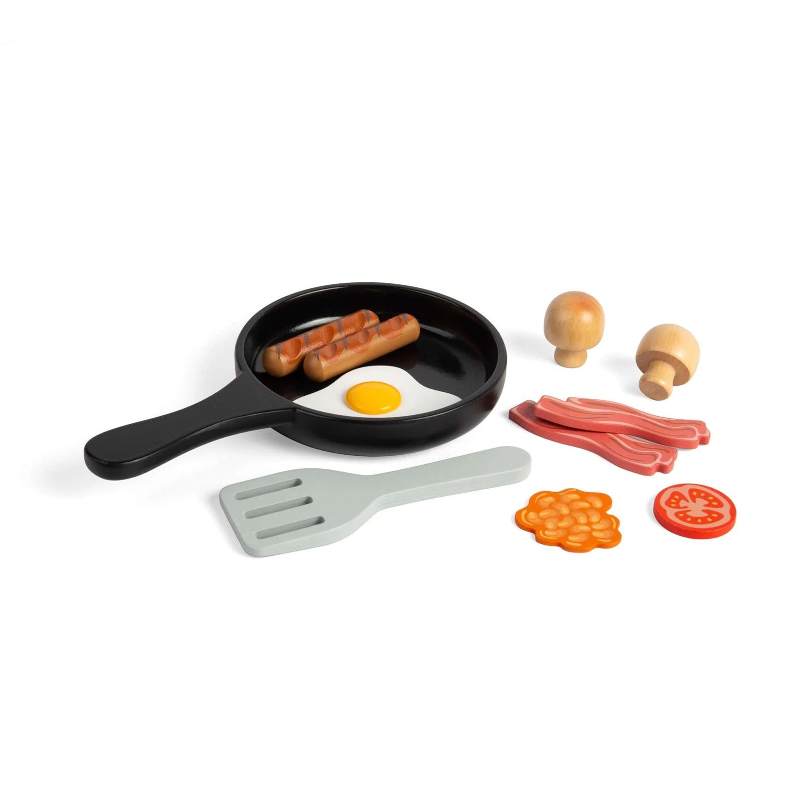 Bigjigs Wooden Breakfast Fry Up Playset