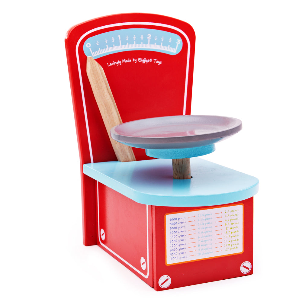 Bigjigs Wooden Toy Scales