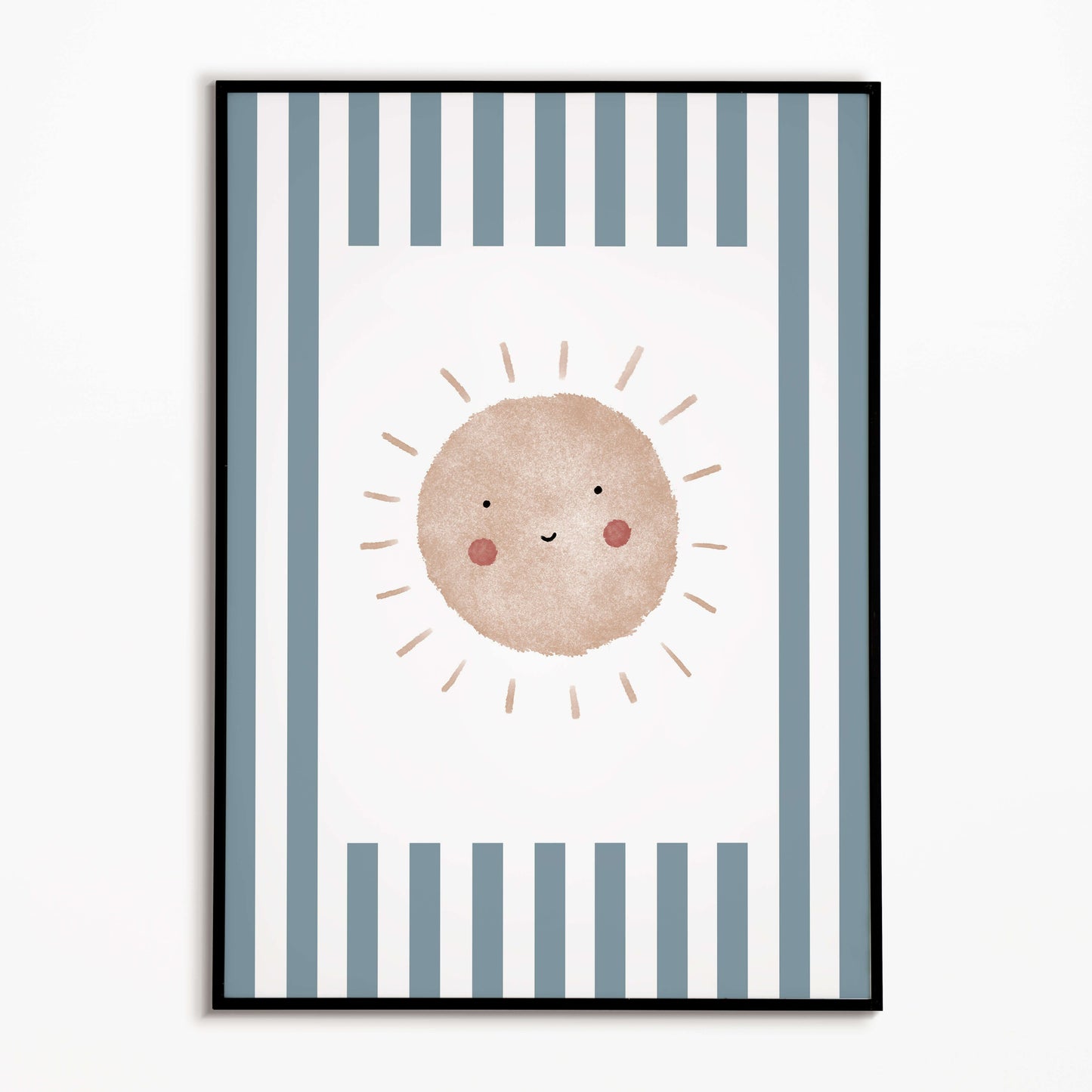 The Little Jones Boho Sunshine Print - Blue Stripes