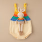 The Bonniemob Bonnie Crochet Bunny - Rainbow stripe