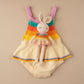 The Bonniemob Bonnie Ballerina Crochet Bunny - Pink rainbow