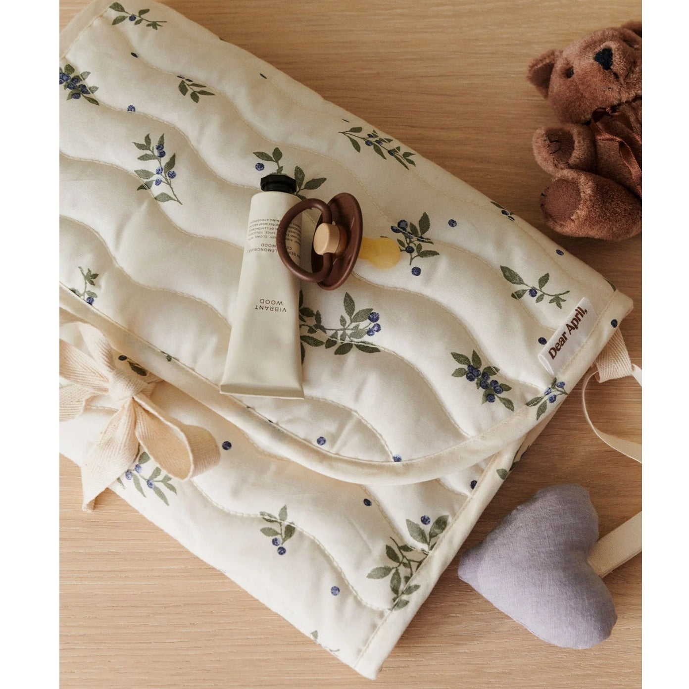 Dear April River Changing Mat - Blueberries