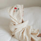 Dear April Petal Hooded Baby Towel - Embroidered Terry - Harmony