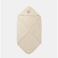Dear April Petal Hooded Baby Towel - Embroidered Terry - Harmony