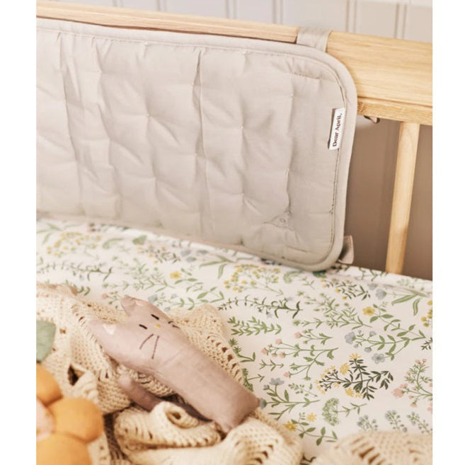 Dear April Ada Organic Fitted Baby Sheet - 68 x 122cm - Summer Flowers