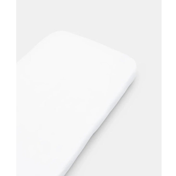 Dear April Clove Organic Fitted Baby Sheet - 42 x 82cm - Simply White