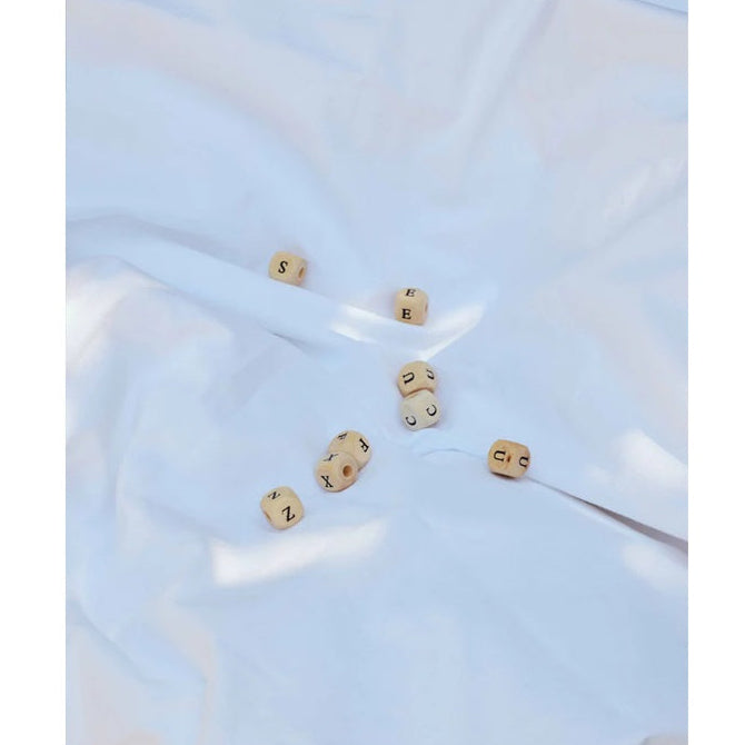 Dear April Clove Organic Fitted Baby Sheet - 42 x 82cm - Simply White