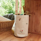 Dear April Brise Embroidered Storage Basket - Large - Songbirds