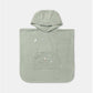 Dear April Puk Bath Poncho - Embroidered Terry - Sailboats