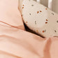 Dear April Organic Single Bedding Set - 140 x 200cm - Apple Blossom