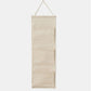 Dear April Canvas Hanging Organiser - Pure Nature