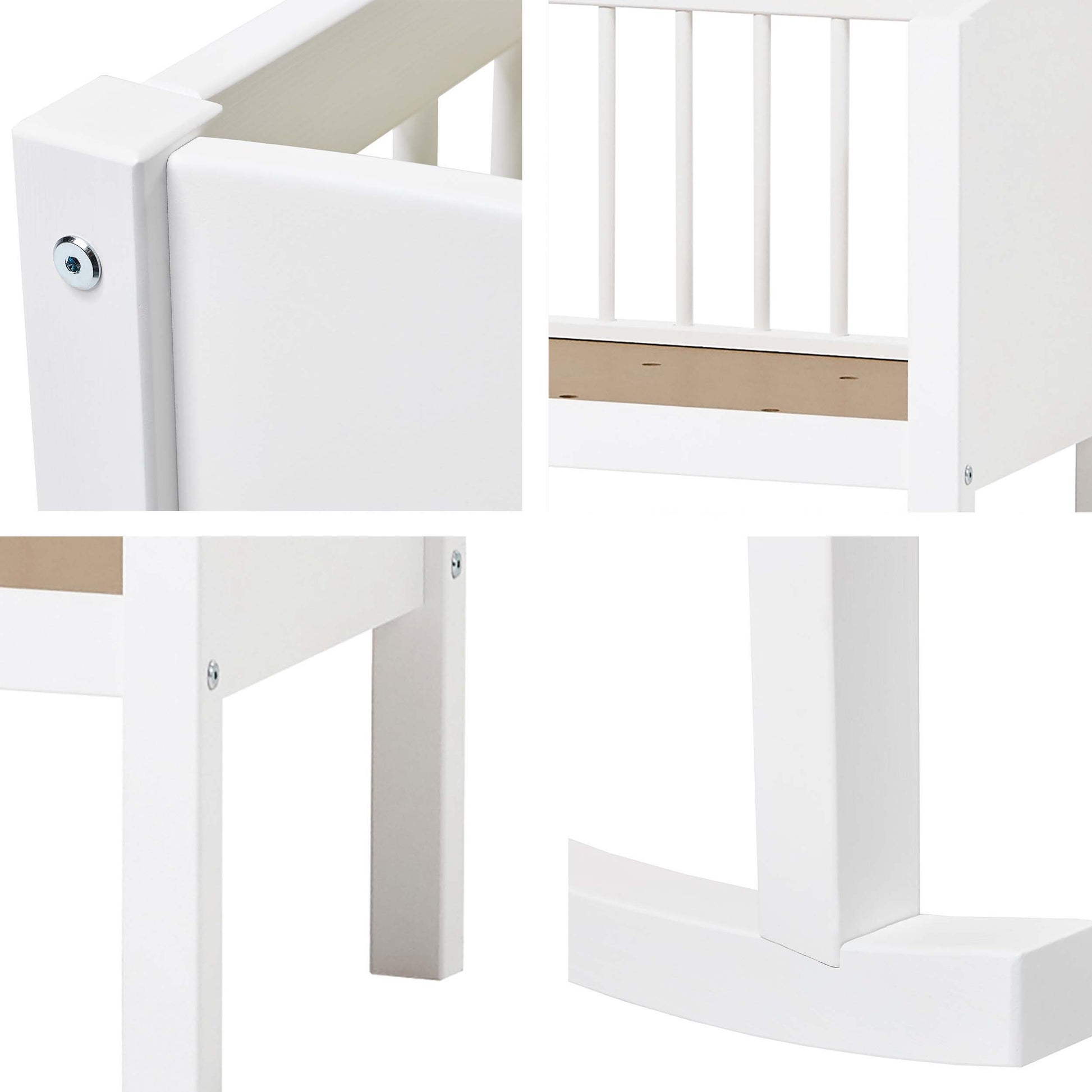 Hoppekids Baby Cradle 40 x 80 cm - White