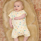 The Bonniemob Dinky Rainbow Sunshine Short Sleeve Playsuit