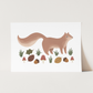 Kid of the Village Squirrel Art Print - White