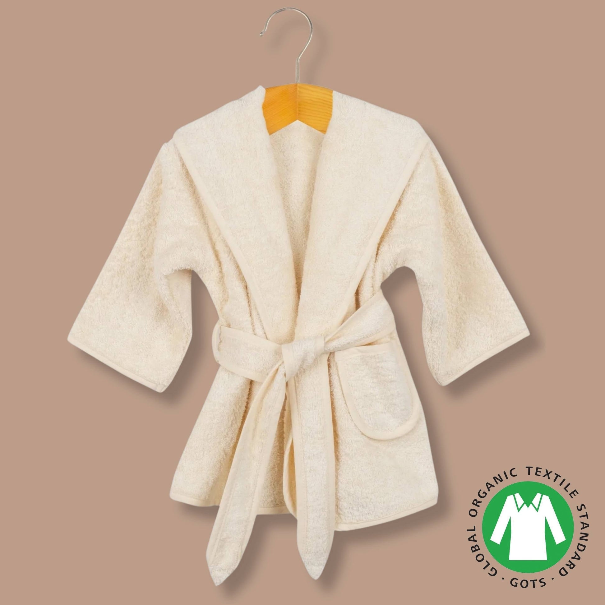 Eco Bath London Organic Cotton Baby Bathrobe - 0-5 Years