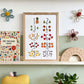 Kid of the Village Counting Fruit Art Print