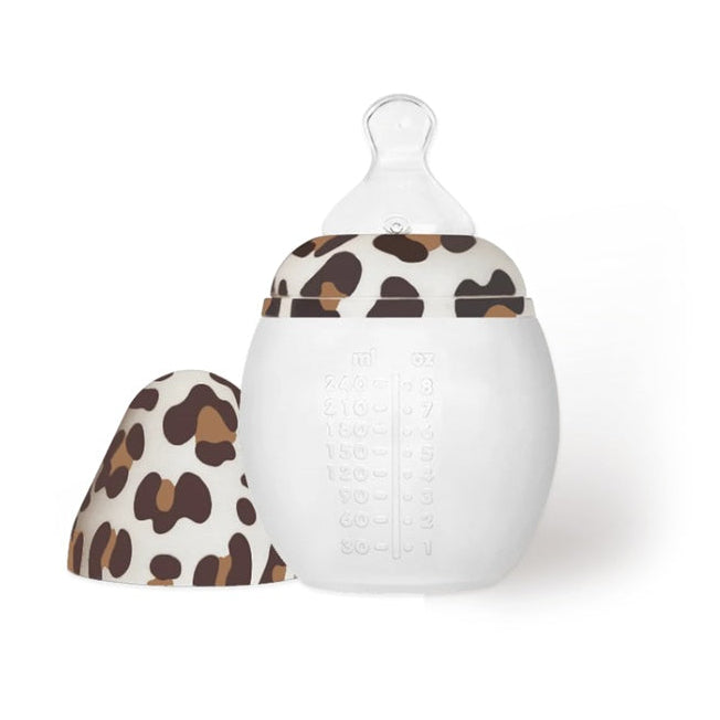 Elhee Silicone Baby Bottle - Leopard (2 Sizes Available)
