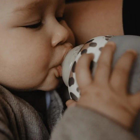 Elhee Silicone Baby Bottle - Leopard (2 Sizes Available)