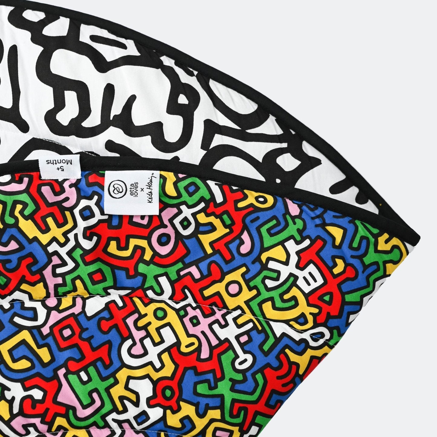 Etta Loves x Keith Haring Sensory Reversible Baby Playmat