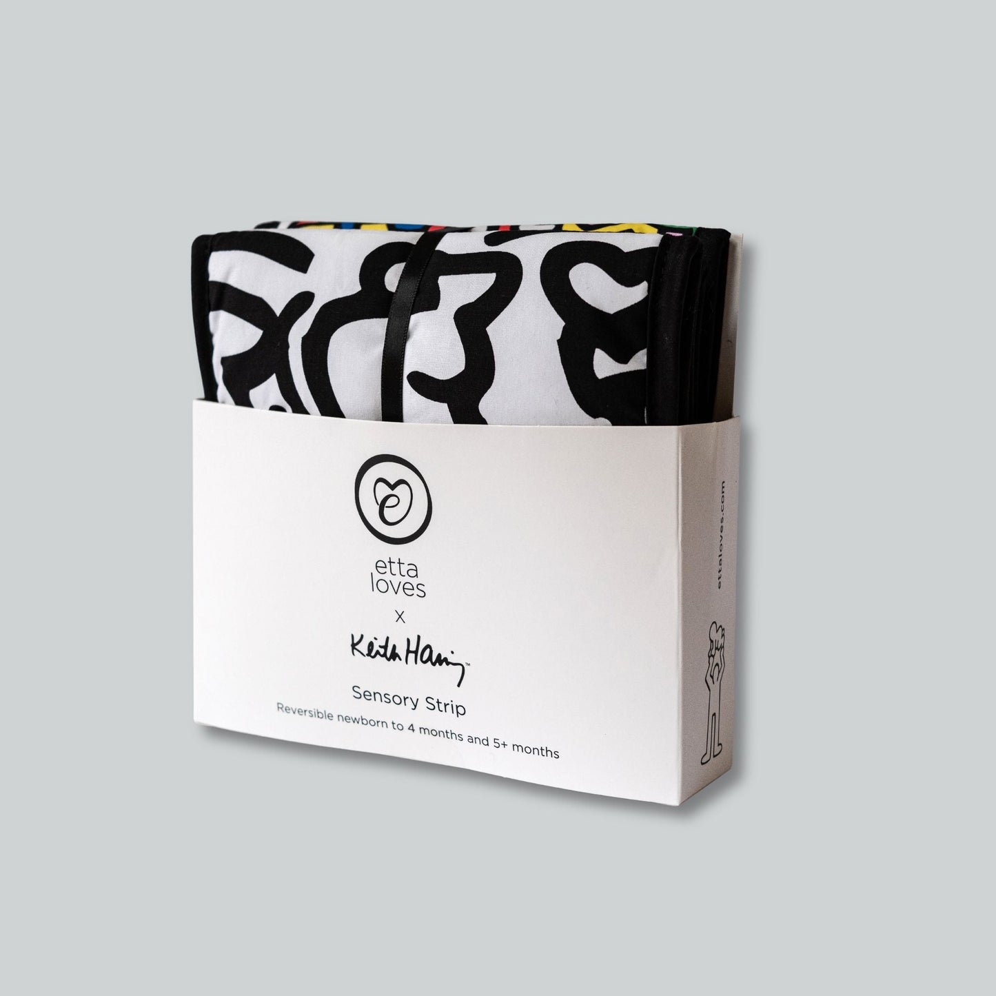 Etta Loves x Keith Haring Reversible Baby Sensory Strip