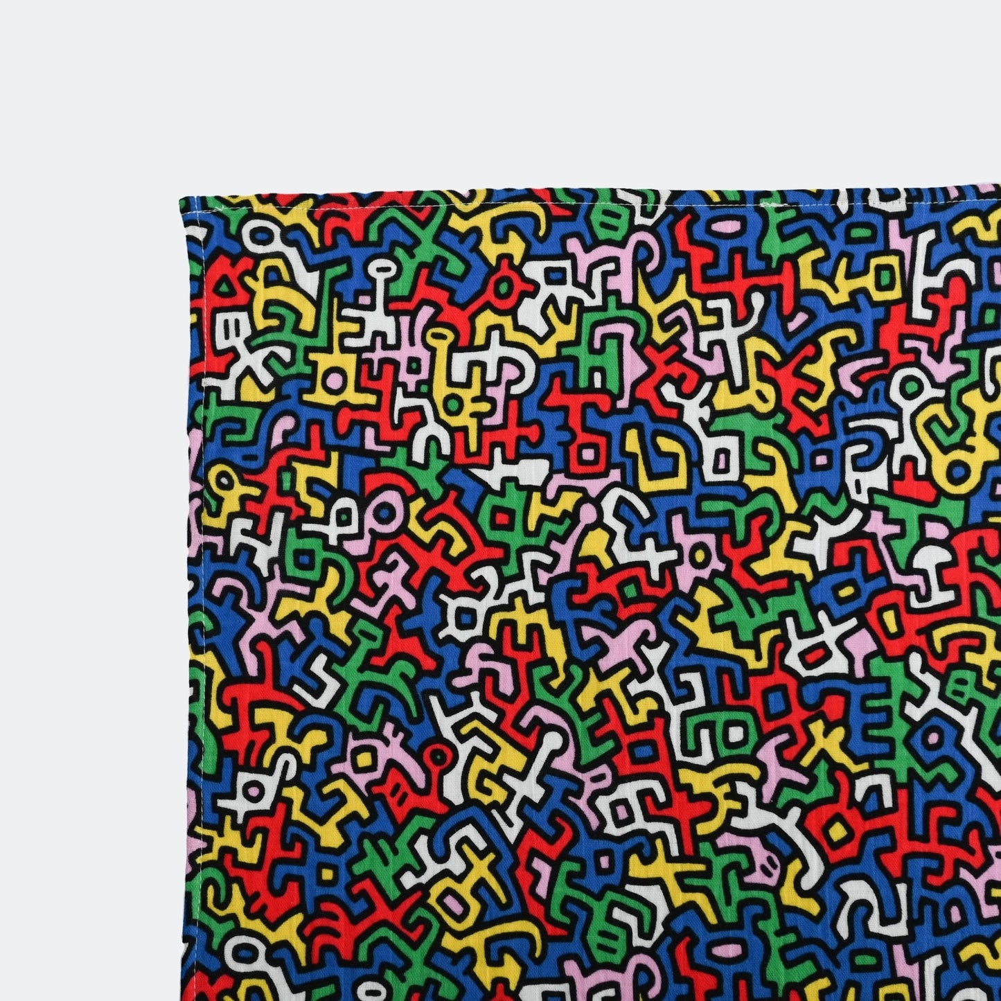 Etta Loves x Keith Haring Organic Sensory XL Muslin Cloth - Brazil