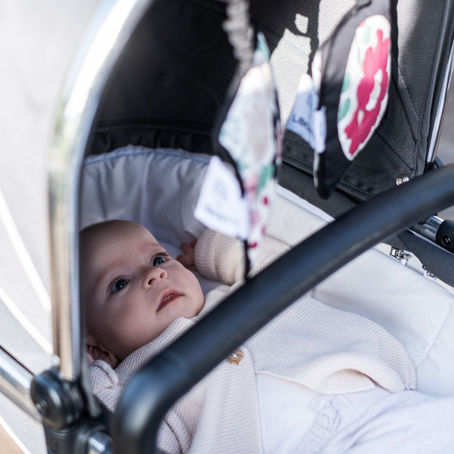Etta Loves x Liberty Baby Sensory Hanging Squares
