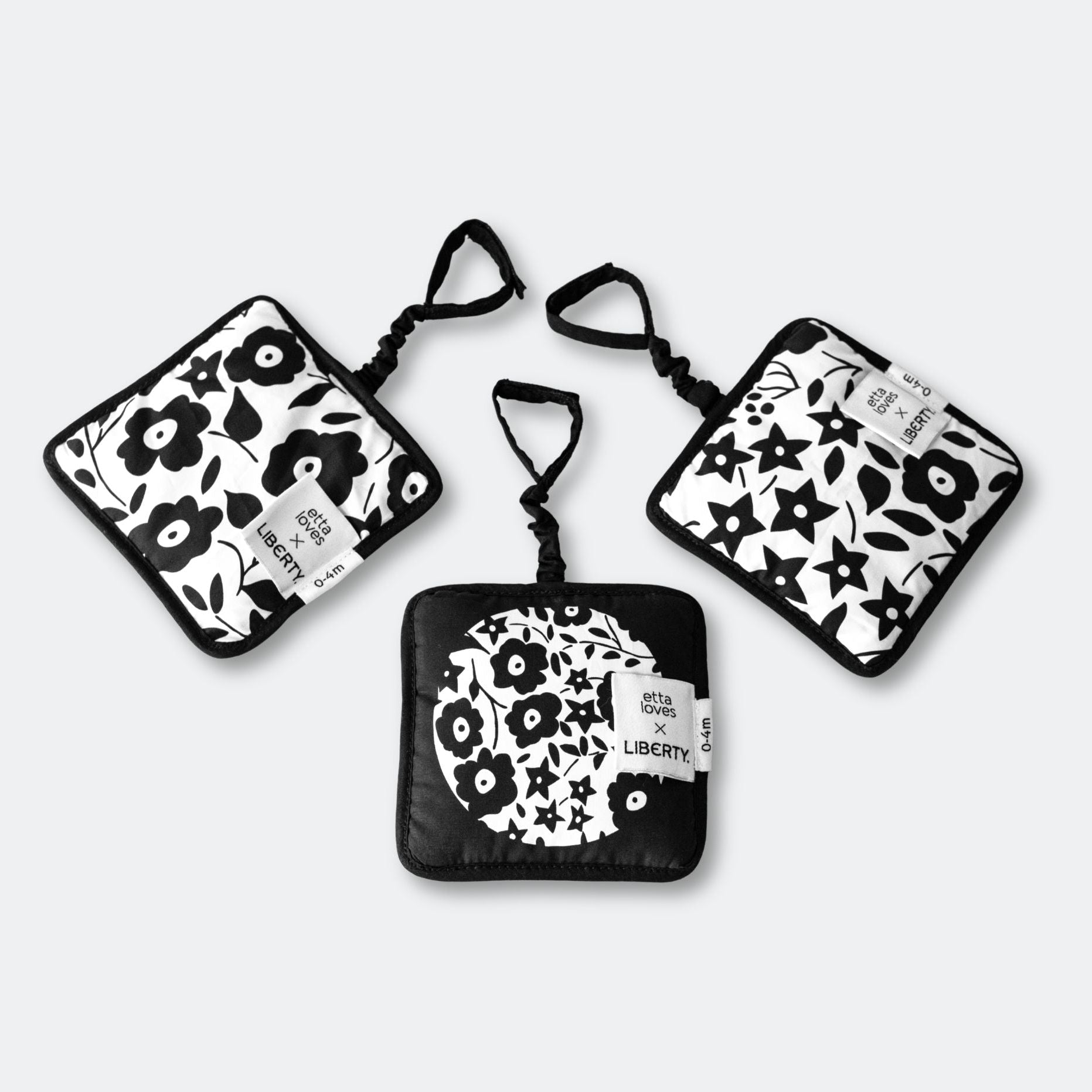 Etta Loves x Liberty Baby Sensory Hanging Squares