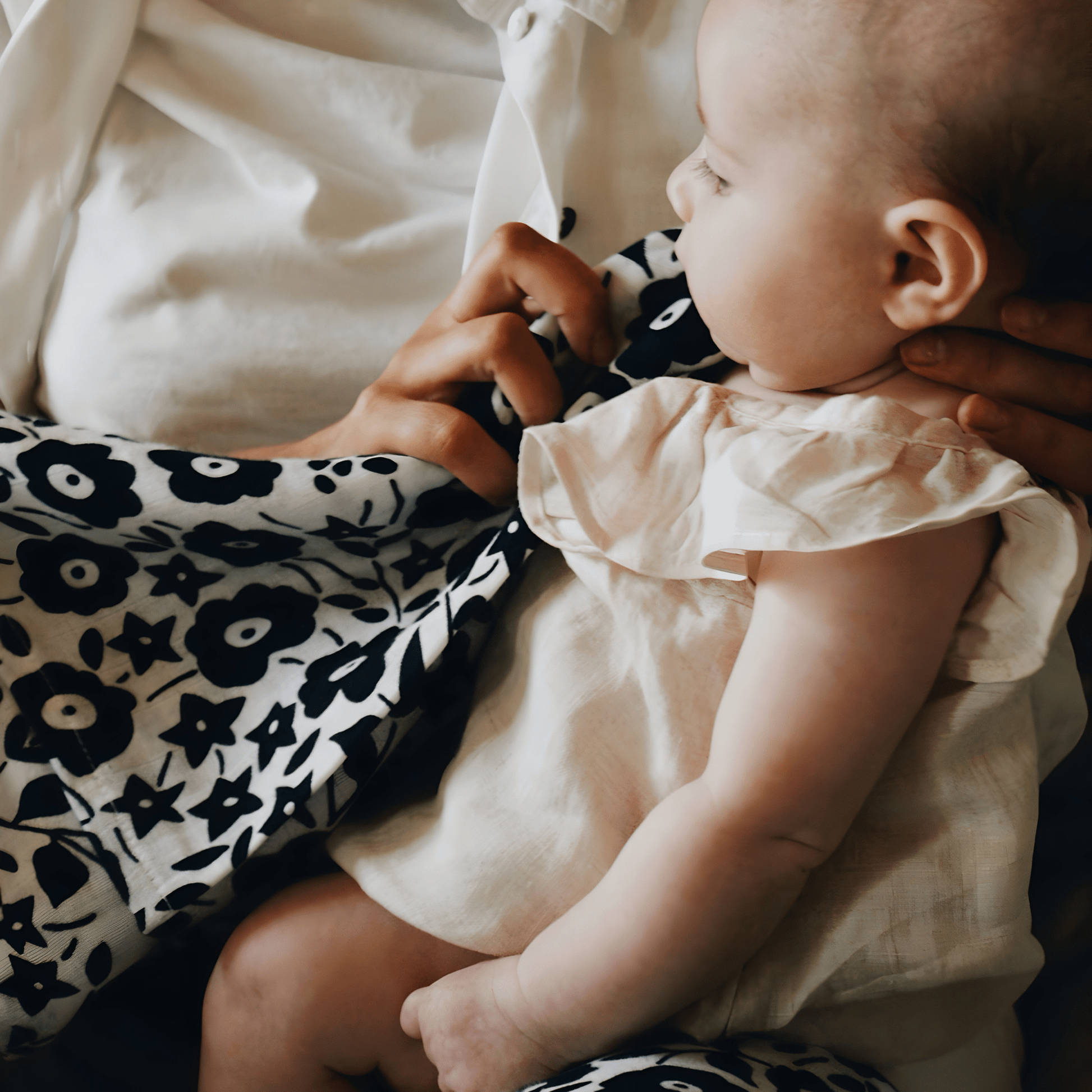 Etta Loves x Liberty Baby Sensory Muslin Swaddle - XL