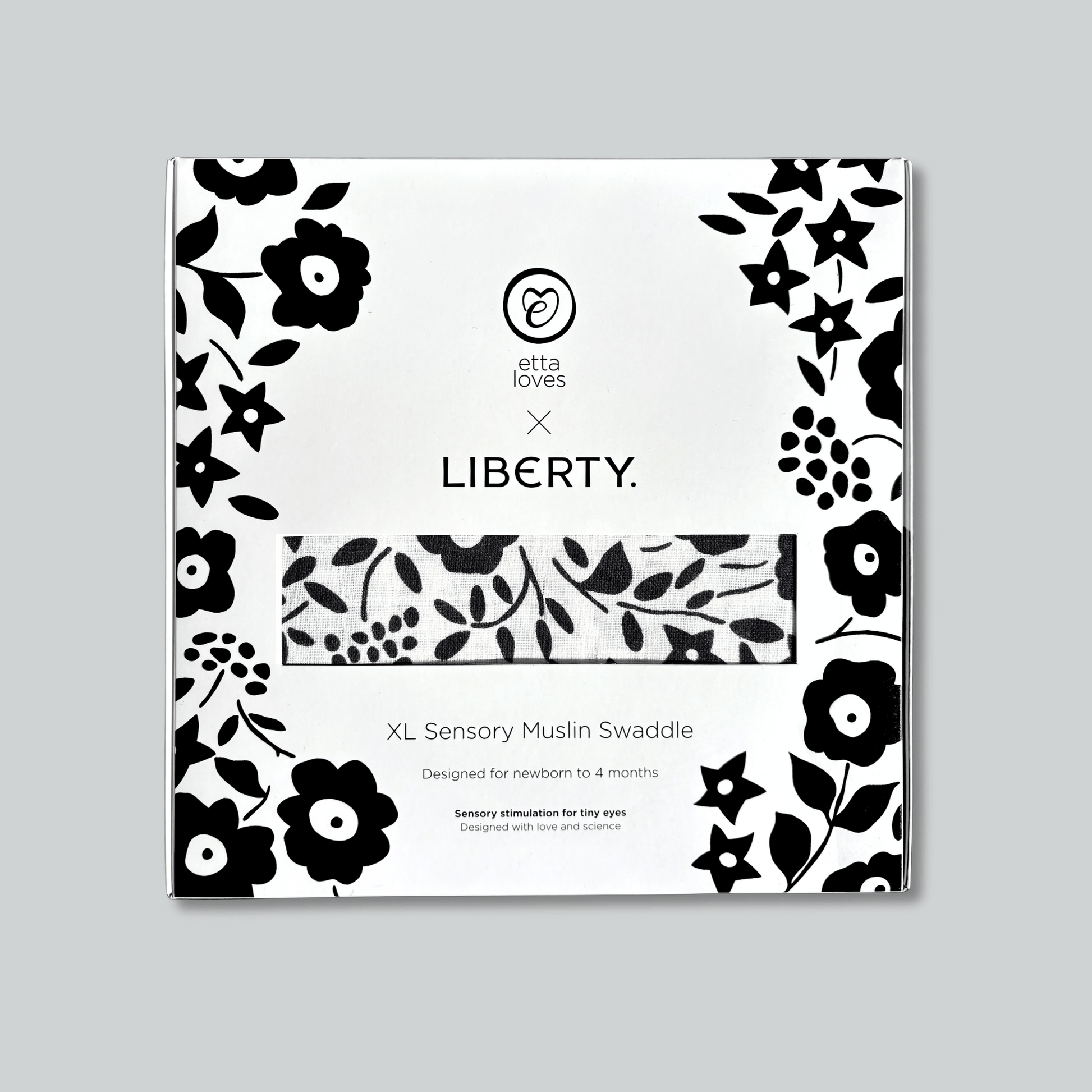 Etta Loves x Liberty Baby Sensory Muslin Swaddle - XL