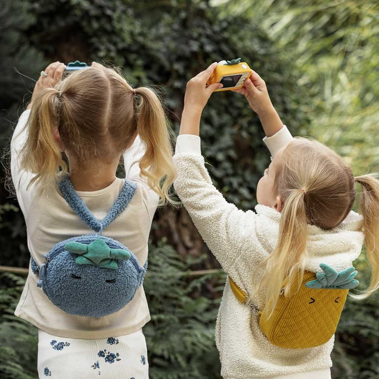 Hoppstar Cheeky Fruits Camera Bag - Bluebelle