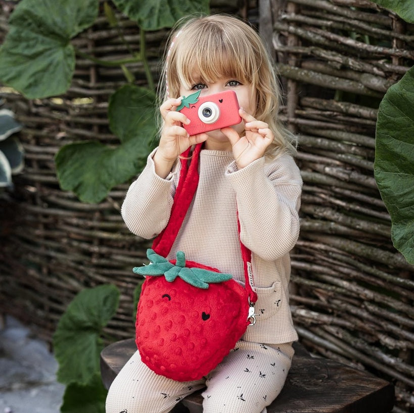 Hoppstar Cheeky Fruits Camera Bag - Strawbella