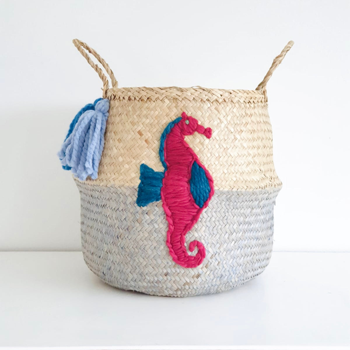 Bellybambino Seahorse Seagrass Basket - Large