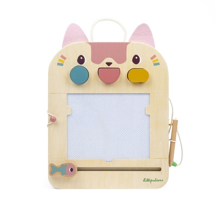 Lilliputiens Wooden Magical Slate - Jeanne the Cat