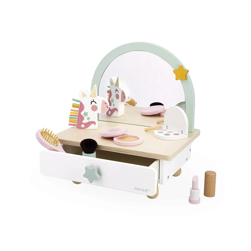 Janod Small Unicorn Wooden Dressing Table