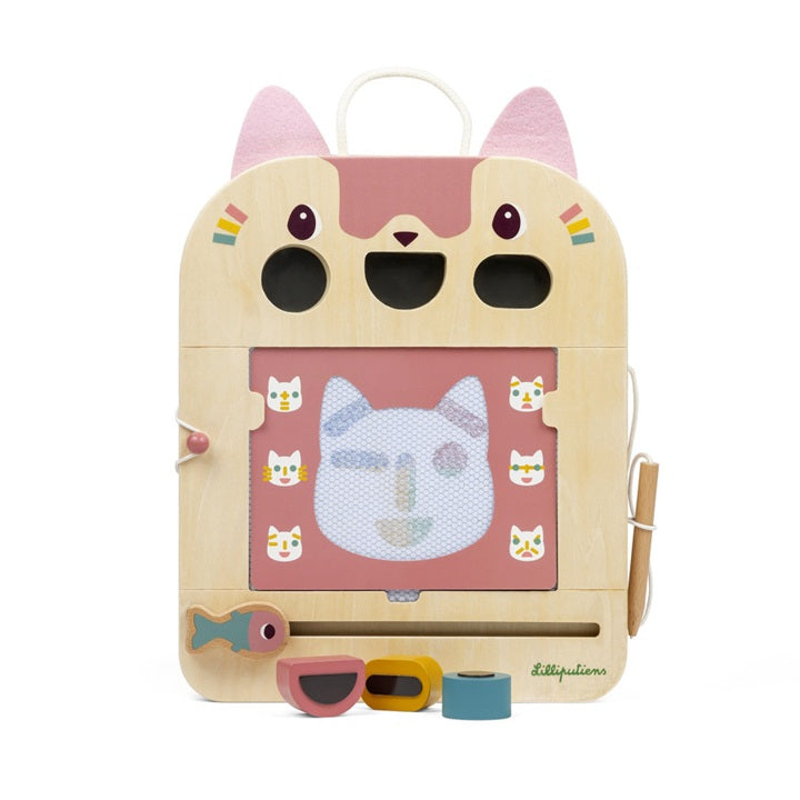 Lilliputiens Wooden Magical Slate - Jeanne the Cat