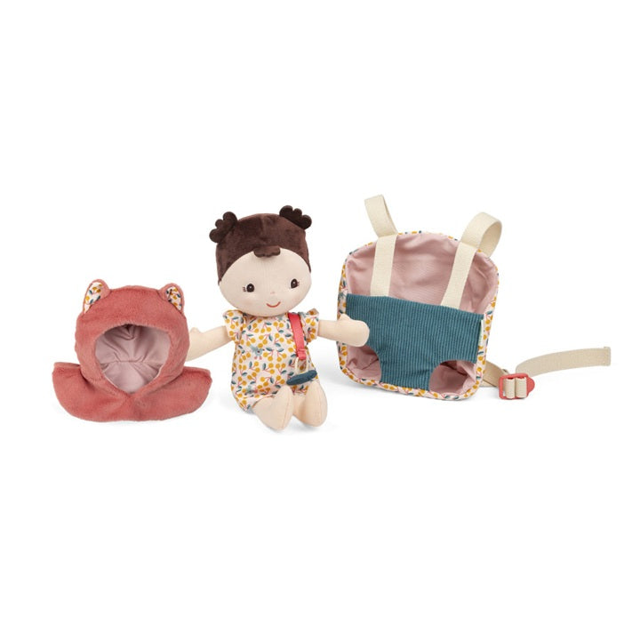 Lilliputiens Fabric Doll & Baby Carrier - Jeanne