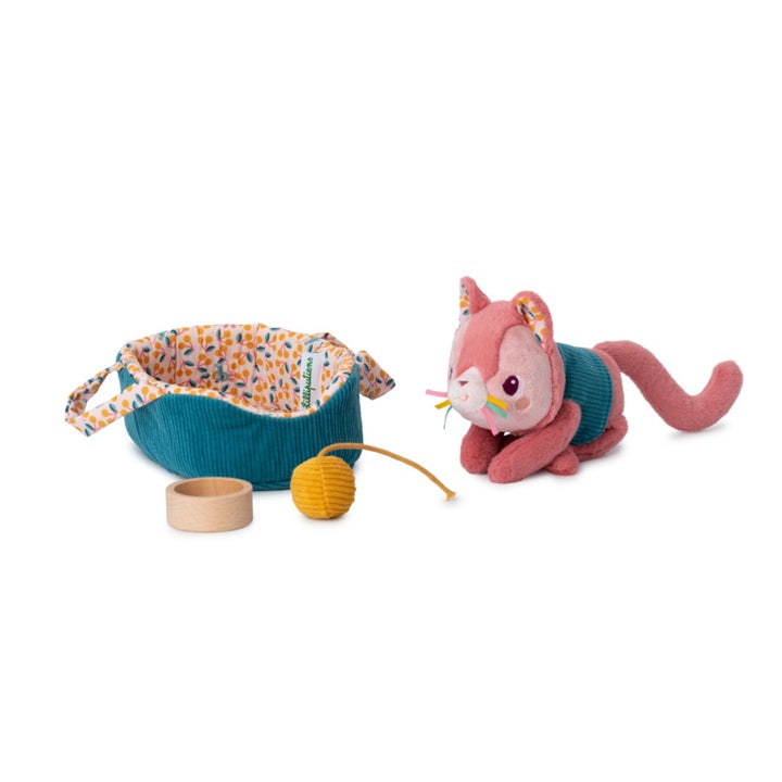 Lilliputiens Jeanne The Cat With Basket