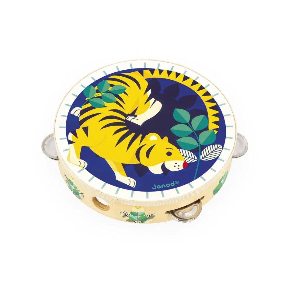 Janod Wooden Tambourine (2 Designs Available)