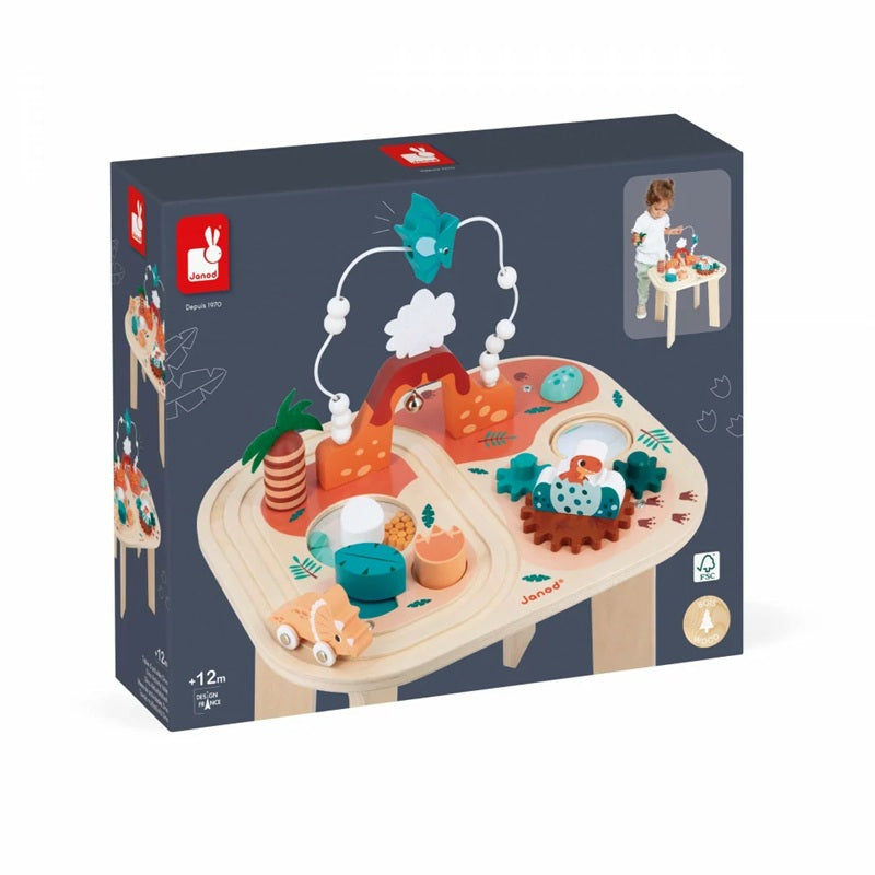 Janod Wooden Dino Activity Table