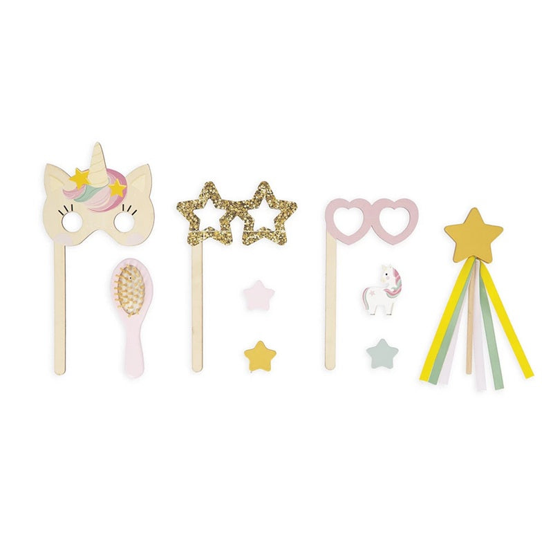Janod Unicorn Wooden Dressing Table & Accessories