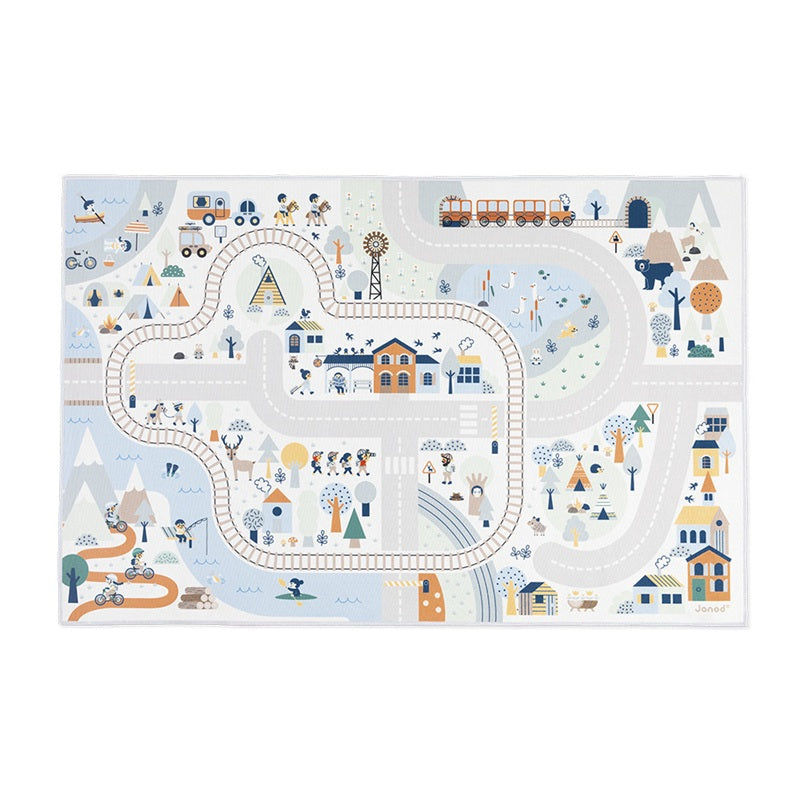 Janod Mountain Valley Playmat - Cross Roads
