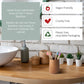 Wild & Stone Children's Bamboo Toothbrush - 4 Pack - Multi-Colour