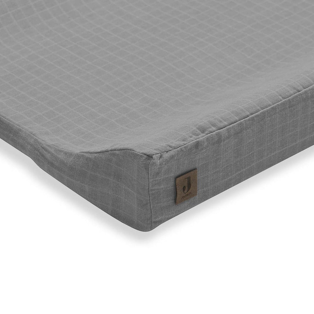 Jollein Muslin Changing Mat Cover - Storm Grey
