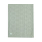 Jollein Organic Cot Blanket - Shell Knit - Sea Foam