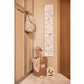 Jollein Cotton Canvas Height Chart - Lovely Birds